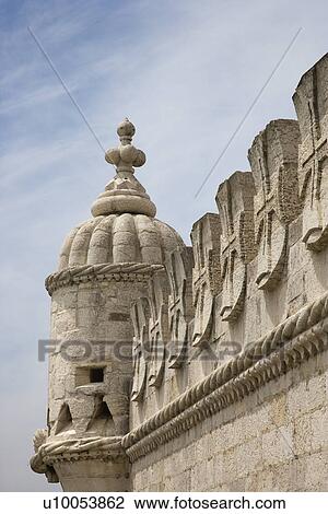 Stock Image - Torre de Belem in Lisbon, Portugal.. Fotosearch