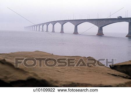 Confederation Bridge View Large Photo Image Stock Image - Confederation Bridge. Fotosearch