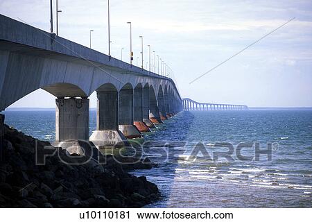 Stock Image - Confederation Bridge. Fotosearch