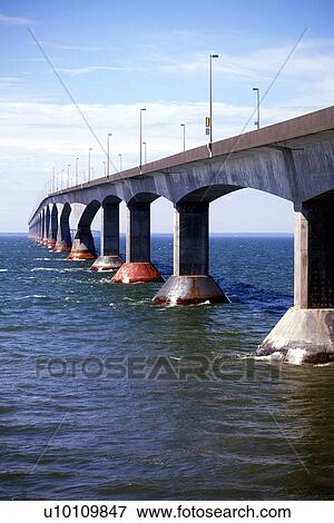 Confederation Bridge View Large Photo Image Stock Photo - Confederation Bridge. Fotosearch