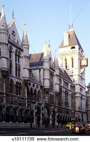 exterior of Royal Courts of Justice View Large Photo Image Stock Photo - exterior of Royal Courts of Justice. Fotosearch