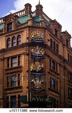 Harrods of London View Large Photo Image Stock Photograph - Harrods of London. Fotosearch