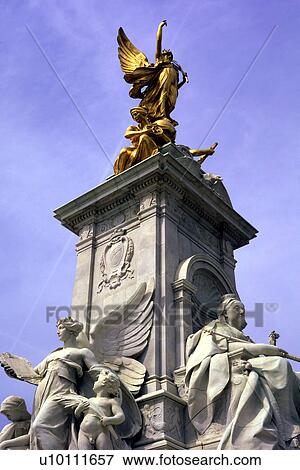 Victoria Monument Buckingham Palace, View Large Photo Image Stock Photo - Victoria Monument Buckingham Palace, . Fotosearch