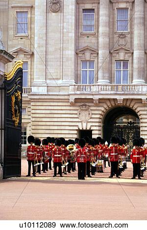 Changing of the guard, Buckingham Palace View Large Photo Image Stock Photo - Changing of the guard, Buckingham Palace. Fotosearch