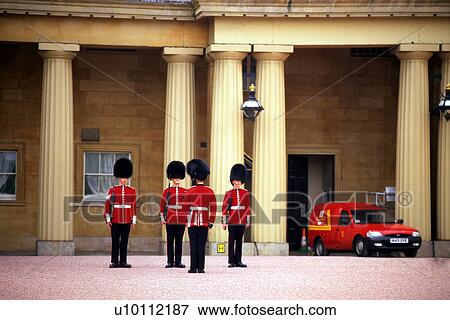 Stock Photo - Changing of the guard, Buckingham Palace. Fotosearch
