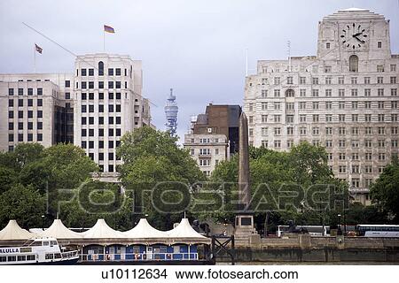 Picture - Charing Cross and Embankment. Fotosearch