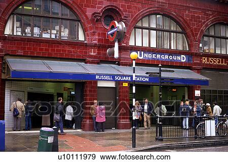 Stock Photo - Russell Square Underground Station. Fotosearch