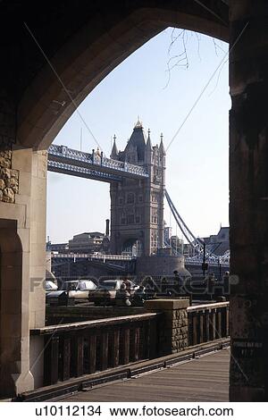 Picture - Tower Bridge seen from Tower of London. Fotosearch