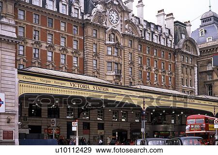 Victoria Station - exterior View Large Photo Image Stock Photo - Victoria Station - exterior. Fotosearch