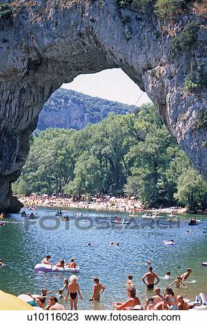 Ardche gorge-Pont d'Arc View Large Photo Image Stock Image - Ardche gorge-Pont d'Arc. Fotosearch