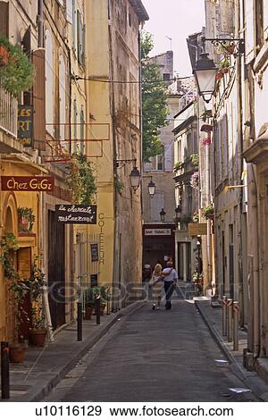 Arles - street view View Large Photo Image Stock Photo - Arles - street view. Fotosearch