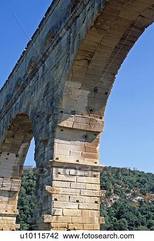 Stock Image - Pont du Gard. Fotosearch
