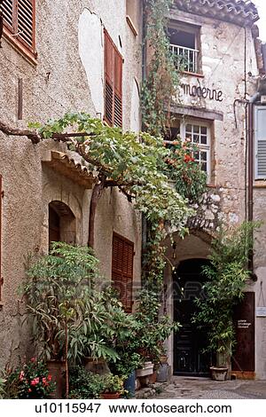 St. Paul du Vence-house View Large Photo Image Stock Photo - St. Paul du Vence-house. Fotosearch