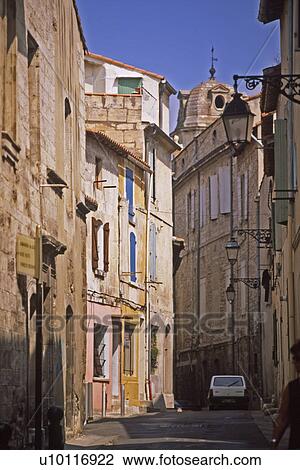Stock Image - Arles - street view. Fotosearch