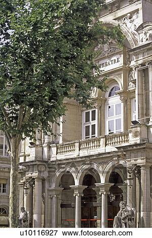 Stock Photo - Avignon - theatre. Fotosearch