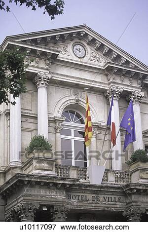 Avignon - Town Hall View Large Photo Image Stock Photo - Avignon - Town Hall. Fotosearch