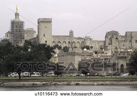 Avignon - view of Palais du Papes View Large Photo Image Stock Image - Avignon - view of Palais du Papes. Fotosearch