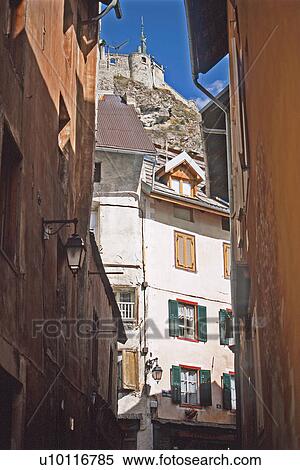 Briancon street View Large Photo Image Stock Photography - Briancon street. Fotosearch