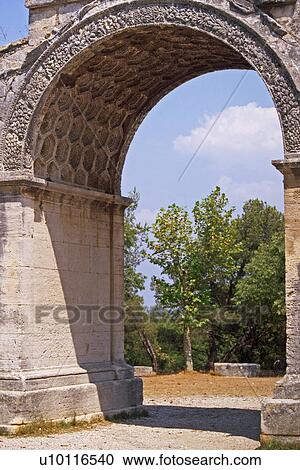 Glanum - Roman Arch View Large Photo Image Stock Image - Glanum - Roman Arch. Fotosearch