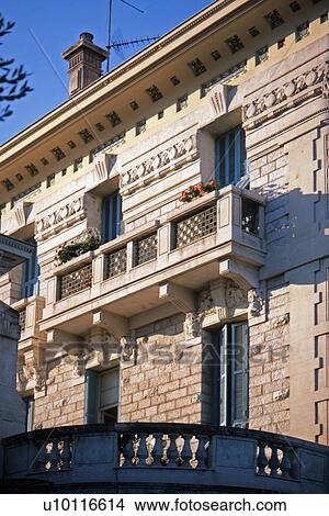 House detail -Nice View Large Photo Image Picture - House detail -Nice. Fotosearch