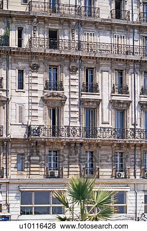 Marseilles-apartments on harbour front View Large Photo Image Stock Photo - Marseilles-apartments on harbour front. Fotosearch