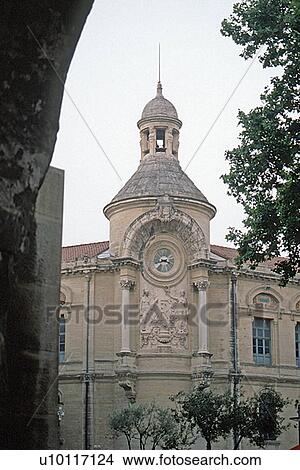 Picture - Nimes -architectural detail . Fotosearch
