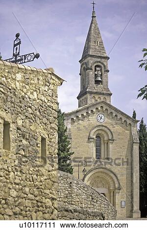 Stock Image - Roques - sur - Cze - church. Fotosearch