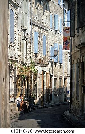 Stock Photograph - St. Remy-de-Provence-street. Fotosearch