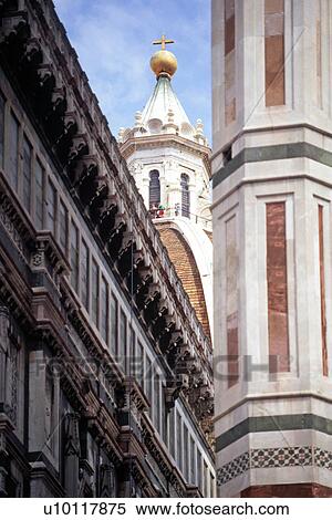 Florence - detail of Duomo, campanile and cupola View Large Photo Image Stock Photography - Florence - detail of Duomo, campanile and cupola. Fotosearch