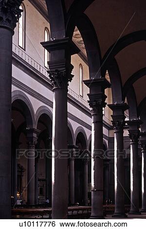 Florence - Santo Spirito interior View Large Photo Image Stock Photograph - Florence - Santo Spirito interior. Fotosearch
