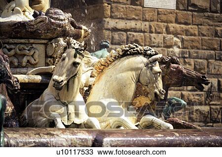 Piazza della Signoria - fountain detail View Large Photo Image Stock Image - Piazza della Signoria - fountain detail. Fotosearch