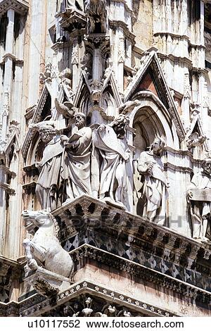 Siena - detail of Duomo View Large Photo Image Stock Image - Siena - detail of Duomo. Fotosearch