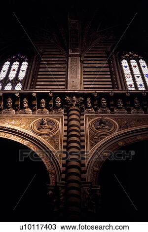 Stock Image - Siena Duomo - interior. Fotosearch