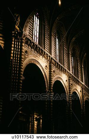 Stock Image - Siena Duomo - interior . Fotosearch