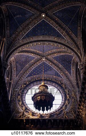 Stock Photograph - Siena Duomo - interior. Fotosearch