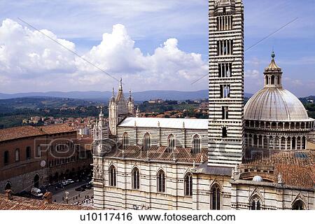 Stock Photograph - Siena Duomo . Fotosearch