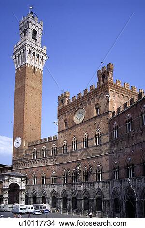 Picture - Siena - Palazzo Pubblico. Fotosearch