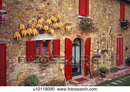 Stock Image - Lucignano Tuscany, Italy. Fotosearch