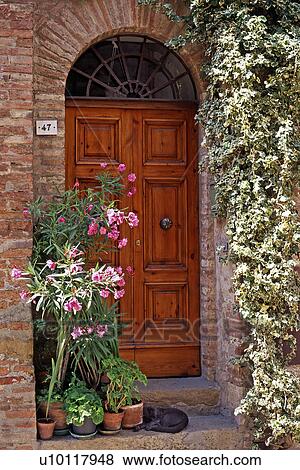 Montalcino Tuscany Italy View Large Photo Image Stock Photo - Montalcino Tuscany Italy. Fotosearch