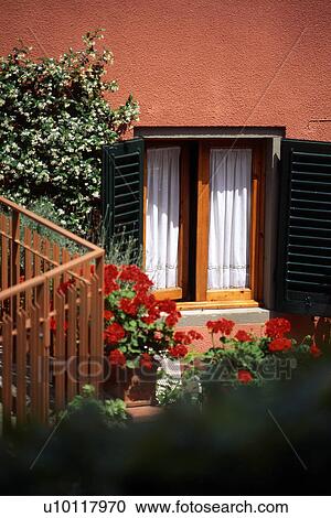Stock Image - Montecatini Alto - house. Fotosearch
