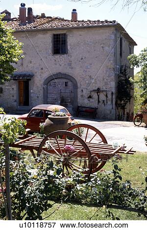 Chianti Farmhouse View Large Photo Image Stock Photo - Chianti Farmhouse. Fotosearch