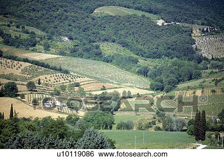Landscape view from San Gimignano View Large Photo Image Stock Photograph - Landscape view from San Gimignano. Fotosearch