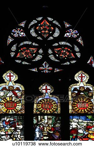 Duomo-stained glass windows View Large Photo Image Stock Photo - Duomo-stained glass windows. Fotosearch