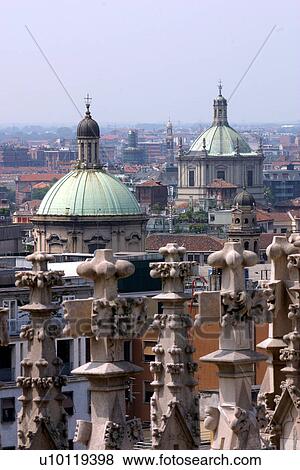 Duomo- view from ramparts View Large Photo Image Stock Photo - Duomo- view from ramparts. Fotosearch