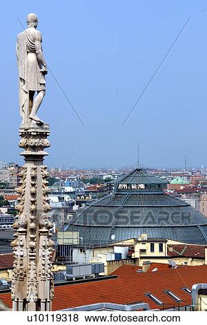 Duomo-view of Galleria Vitt. Emmanuele from ramparts View Large Photo Image Stock Photo - Duomo-view of Galleria Vitt. Emmanuele from ramparts. Fotosearch