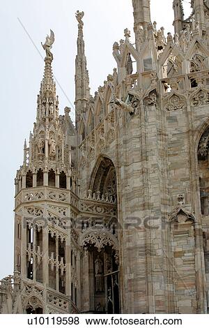 Duomo- view of ramparts (detail) View Large Photo Image Stock Photo - Duomo- view of ramparts (detail). Fotosearch