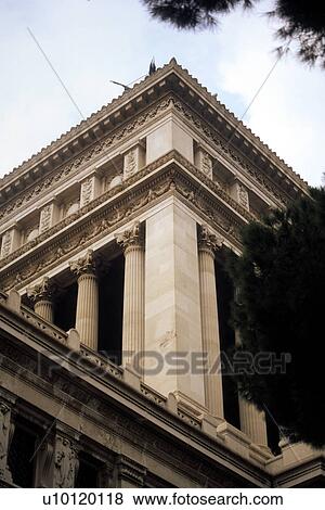 Stock Photo - detail of Vittorio Emmanuele Monument. Fotosearch
