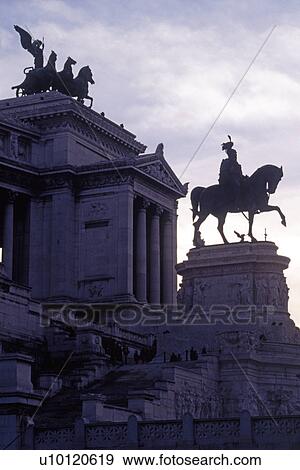 Stock Photo - detail of Vittorio Emmanuele Monument. Fotosearch