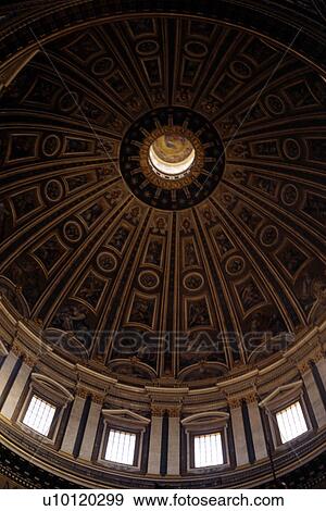 Stock Photo - St. Peter's-interior, cupola. Fotosearch