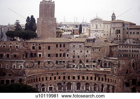 Trajan's Market View Large Photo Image Stock Image - Trajan's Market. Fotosearch